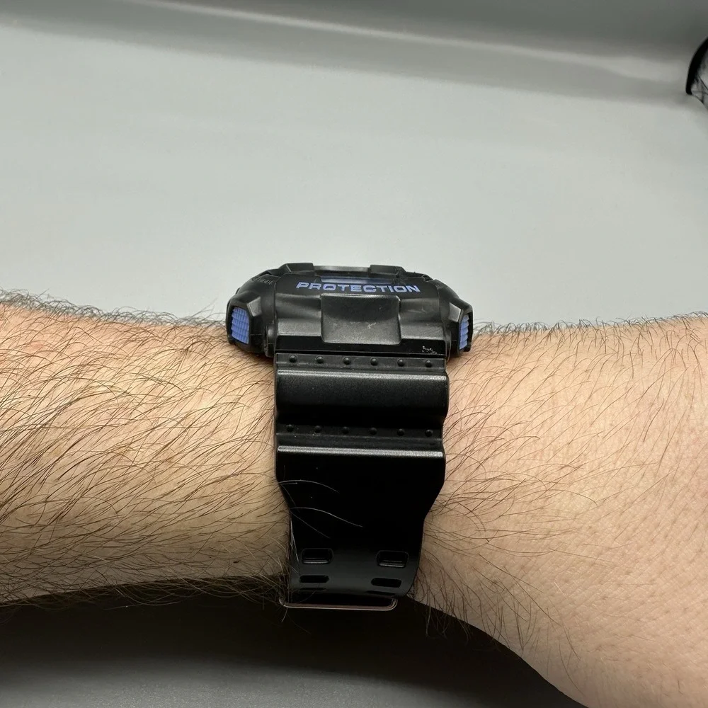 Casio G-Shock GD-120N Black & Blue Negative Display Men's Digital Watch Working